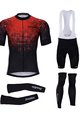 HOLOKOLO Cycling mega sets - FROSTED - red/black