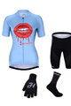 HOLOKOLO Cycling mega sets - CASSIS LADY - light blue/black