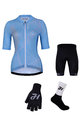 HOLOKOLO Cycling mega sets - SPARKLE LADY - white/black/light blue