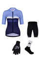 HOLOKOLO Cycling mega sets - SPORTY LADY - black/light blue/white/blue