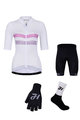HOLOKOLO Cycling mega sets - SPORTY LADY - white/black/pink