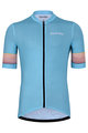 HOLOKOLO Cycling short sleeve jersey and shorts - RAINBOW - light blue/black