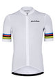 HOLOKOLO Cycling short sleeve jersey and shorts - RAINBOW - white/black