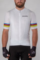 HOLOKOLO Cycling short sleeve jersey - RAINBOW - white