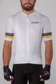 HOLOKOLO Cycling short sleeve jersey and shorts - RAINBOW - white/black