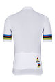 HOLOKOLO Cycling short sleeve jersey and shorts - RAINBOW - white/black