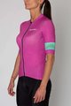 HOLOKOLO Cycling short sleeve jersey - RAINBOW LADY - pink