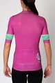 HOLOKOLO Cycling short sleeve jersey - RAINBOW LADY - pink