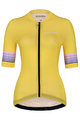 HOLOKOLO Cycling short sleeve jersey and shorts - RAINBOW LADY - yellow/black