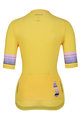HOLOKOLO Cycling short sleeve jersey - RAINBOW LADY - yellow