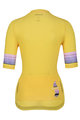 HOLOKOLO Cycling short sleeve jersey and shorts - RAINBOW LADY - yellow/black