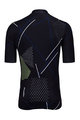 HOLOKOLO Cycling short sleeve jersey and shorts - SPARKLE - black