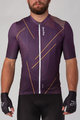 HOLOKOLO Cycling short sleeve jersey and shorts - SPARKLE - purple/black