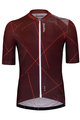 HOLOKOLO Cycling short sleeve jersey and shorts - SPARKLE - bordeaux/black