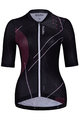 HOLOKOLO Cycling short sleeve jersey - SPARKLE LADY - black