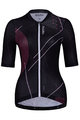 HOLOKOLO Cycling short sleeve jersey and shorts - SPARKLE LADY - black