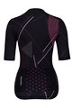 HOLOKOLO Cycling short sleeve jersey - SPARKLE LADY - black