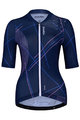 HOLOKOLO Cycling short sleeve jersey - SPARKLE LADY - blue