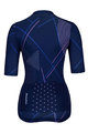 HOLOKOLO Cycling short sleeve jersey - SPARKLE LADY - blue