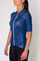 HOLOKOLO Cycling short sleeve jersey - SPARKLE LADY - blue