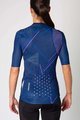 HOLOKOLO Cycling short sleeve jersey - SPARKLE LADY - blue