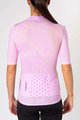 HOLOKOLO Cycling short sleeve jersey - SPARKLE LADY - pink