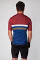 HOLOKOLO Cycling short sleeve jersey - SPORTY - bordeaux/blue