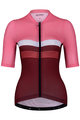 HOLOKOLO Cycling short sleeve jersey - SPORTY LADY - pink/bordeaux