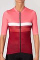 HOLOKOLO Cycling short sleeve jersey - SPORTY LADY - pink/bordeaux