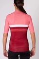 HOLOKOLO Cycling short sleeve jersey - SPORTY LADY - pink/bordeaux