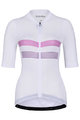 HOLOKOLO Cycling short sleeve jersey - SPORTY LADY - white/pink