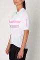 HOLOKOLO Cycling short sleeve jersey - SPORTY LADY - white/pink