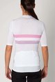 HOLOKOLO Cycling short sleeve jersey - SPORTY LADY - white/pink