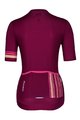 HOLOKOLO Cycling short sleeve jersey and shorts - HAPPY ELITE LADY - bordeaux/black