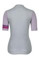 HOLOKOLO Cycling short sleeve jersey and shorts - KIND ELITE LADY - grey/black