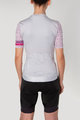HOLOKOLO Cycling short sleeve jersey and shorts - KIND ELITE LADY - grey/black