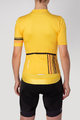 HOLOKOLO Cycling short sleeve jersey and shorts - JOLLY ELITE LADY - yellow/black