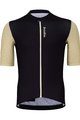 HOLOKOLO Cycling short sleeve jersey and shorts - RELIABLE ELITE - beige/black