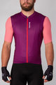 HOLOKOLO Cycling short sleeve jersey and shorts - ENJOYABLE ELITE - black/pink/purple