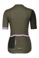 HOLOKOLO Cycling short sleeve jersey and shorts - CONTENT ELITE LADY - black/brown