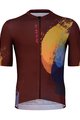 HOLOKOLO Cycling short sleeve jersey and shorts - SURPRISED ELITE - bordeaux/black