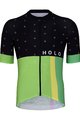 HOLOKOLO Cycling short sleeve jersey - OPTIMISTIC ELITE - green/black