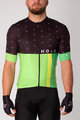 HOLOKOLO Cycling short sleeve jersey - OPTIMISTIC ELITE - green/black