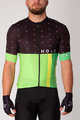 HOLOKOLO Cycling short sleeve jersey and shorts - OPTIMISTIC ELITE - black/green