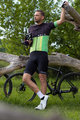 HOLOKOLO Cycling short sleeve jersey and shorts - OPTIMISTIC ELITE - black/green