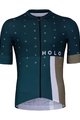 HOLOKOLO Cycling short sleeve jersey and shorts - BRILLIANT ELITE - black/blue