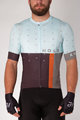 HOLOKOLO Cycling short sleeve jersey and shorts - GRATEFUL ELITE - black/light blue