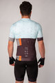 HOLOKOLO Cycling short sleeve jersey - GRATEFUL ELITE - light blue/black