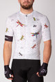 HOLOKOLO Cycling short sleeve jersey - ALIVE ELITE - white/multicolour
