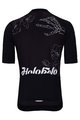 HOLOKOLO Cycling short sleeve jersey and shorts - CRAZY ELITE - black/white